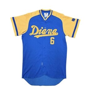 Vintage Descente "Banshu" Japanese Baseball Jersey Diana Sz S